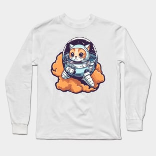 Space Cat Adventure Long Sleeve T-Shirt